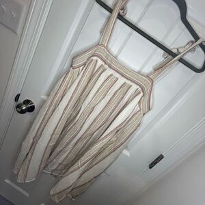 Sadie and Sage overall dress tie multicolor large